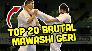 Top 20 Brutal Mawashi Geri (Roundhouse kick)