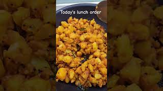 Today's lunch order #ytshorts #shortsfeed #catering #homemadefood #southindianfood #simplelunchmenu