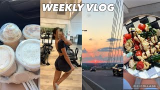 GETTING MY LIFE TOGETHER | post travel reset, grocery hauls, cooking, trying starbucks fall drinks