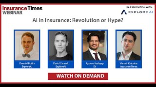 Webinar: AI in Insurance: Revolution or Hype?