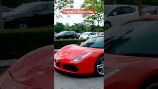 Ferrari in Malaysia 😲😍 | Red Ferrari Racing Cars | Johor Malaysia #shorts