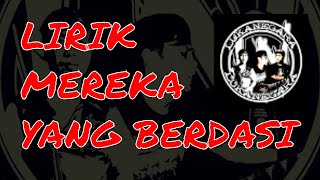 Lirik mereka yang berdasi