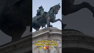 Monument to Victor Emmanuel II in Italy 🇮🇹🥰🏛️