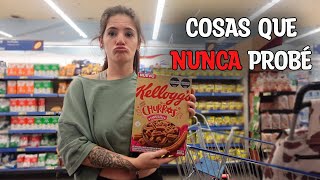 COMPRO COSAS QUE NUNCA PROBE *EN EL SUPER*