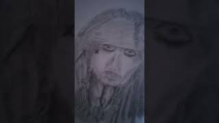 Jack sparrow drawing #drawing #shorts #piarates