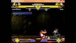 MUGEN Lelouch Lamperouge (me) VS Sol Badguy