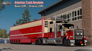 ATS | Bend (OR) - Ontario (OR) | Kenworth W900B | Timelapse