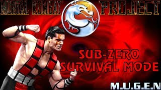 Mortal Kombat Project 4.1 Season 2 Final: Sub-Zero Survival Mode (MUGEN) (1080p 60fps)