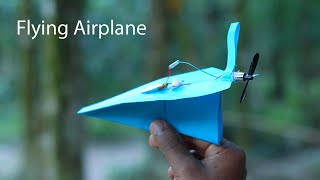 How to make a RC Paper Airplane - Flying Aeroplane