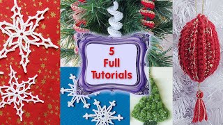 5 Festive Decoration Tutorials in One