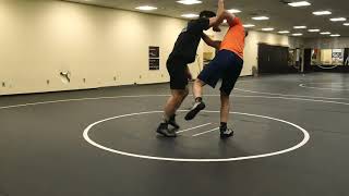 Advanced Wrestling Tie-ups - Tricep Control - Part 3 - Shrug From Tricep Control