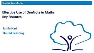 OneNote in Maths - Key Features