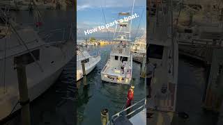 Can you dock a boat like this? #shortsvideo #skills