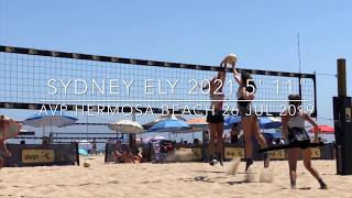 26 Jul 2019 - Sydney Ely - AVP Hermosa Beach Day 1