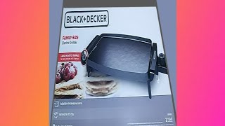 Black and Decker Electric Griddle GD1810BC Review 2021