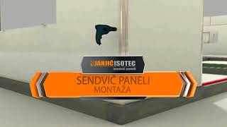 montaza sendvic panela