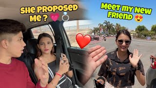 Meet My Cute Friend 😻 Iss Ladki Ne Sabko Pareshan Kr Diya 💘😚 Cute Girl Proposed Me ? 😍