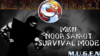 Mortal Kombat Project 4.1 Season 2 Final: MKII Noob Saibot Survival Mode (MUGEN) (1080p 60fps)