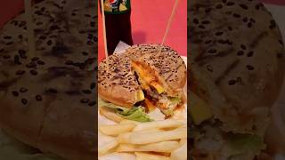 Burger King's 🍔 Hamburger #tortilla #asmr #food #zingerburger #chickenburger #asmr #shorts