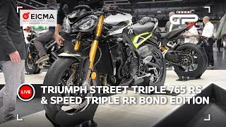 Triumph Street Triple 765 RS & Speed Triple RR Bond Edition: sport in stile British