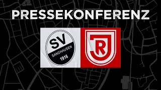 🔴 RE-LIVE: Pressekonferenz vor dem Spiel SV Sandhausen - SSV Jahn Regensburg