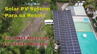 Pwede Mag Solar Net Meter sa Infanta Quezon 40kW Grid Tied System.  Resort Nagpa Solar