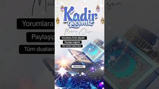 Kadir Gecesi🌹Kadir Gecesi Duaları🌹#kadirgecesi#kadirgecesiduası#kadirsuresi#4k #ytshorts#mucizeeller