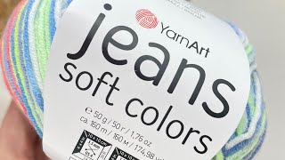 🌟 YarnArt Jeans Soft Colors - Melanżowa Włóczka 🌟@Dziergaczkowo