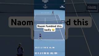 HOW did Naomi Osaka lose this point? 🫢 #tennis