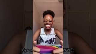 WWE made me aggressive. #queenmakgaba #relatable #wwe #trending #shorts