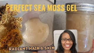 SEA MOSS GEL TO SMOOTHIE | Glowing Hair And Skin