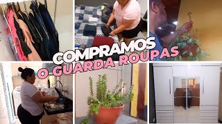 COMPRAMOS O GUARDA ROUPA | ORGANIZEI TUDO NELE | TROCAMOS A PEDRA DA LAVANDERIA | Tathy Carvalho