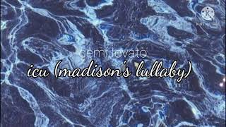 icu (madison's lullaby) - Demi Lovato (8D Audio)