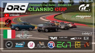 GT7 | CCS | ORC Classic Cup | Alfa Giulia '67 | Rennen 5/5 | BoP | Lago West - IT