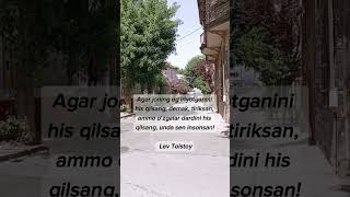 Demak, insonsan... #iqtiboslar #tolstoy #hikmatlar