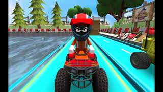 mini racing adventures gameplay || red car driving