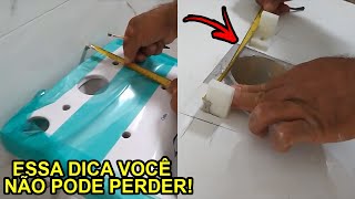 COMO INSTALAR VASO SANITÁRIO COM FURO LATERAL PASSO A PASSO (Simples e Fácil)