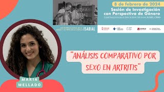 Análisis comparativo por sexo en artritis por cristales de pirofosfato cálcico