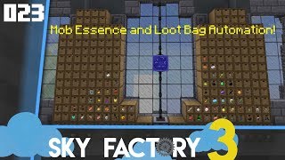 Mob Chunks and Loot Bag Automation [Skyfactory] 023