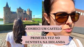 Visitando o castelo Muiderslot, doação de roupas na Holanda e primeira vez no dentista | Vlog