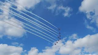 Red Arrows at Headcorn on 2/7/23