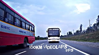 Best Ever Time laps Ride || 150km Ride Bangalore to Hiriyur || Pulsar 220F