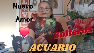 ACUARIO SOLTEROS ⚘️ NUEVO AMOR 💘 Agosto 2024