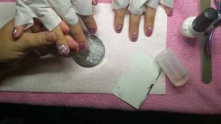 Manicura seca, waterless manicure con  collagen gloves