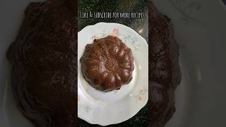 Chocolate pudding recipe #shorts #youtubeshorts