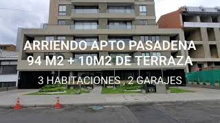 Arriendo Apto Pasadena Bogota, 3 habitaciones , 2 garajes , terraza y balcones