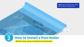 How to Install a Pool Roller  make Over Cover to Suit Roller