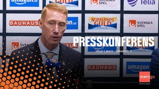 Presskonferens VLH - LIF