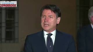 Parodia Giuseppe Conte annuncio prima tv GOMORROIDE il film de I DITELO VOI