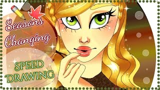 Season Changing Speed Drawing| GodessbyHeart